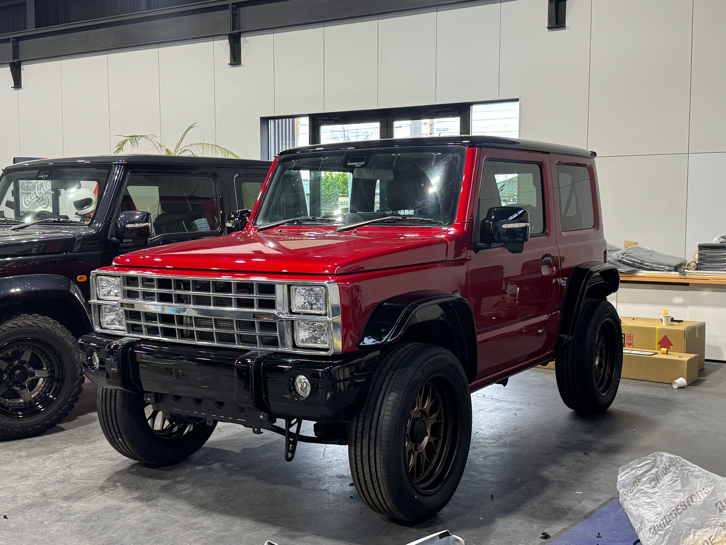 【JIMNY/JIMNY SIERRA】【先行予約 4月〜順次発送】XJ STYLE 角目4灯KIT 4SQUARE LIGHT KIT JB64W JB74W 日本製 MARVELOUS