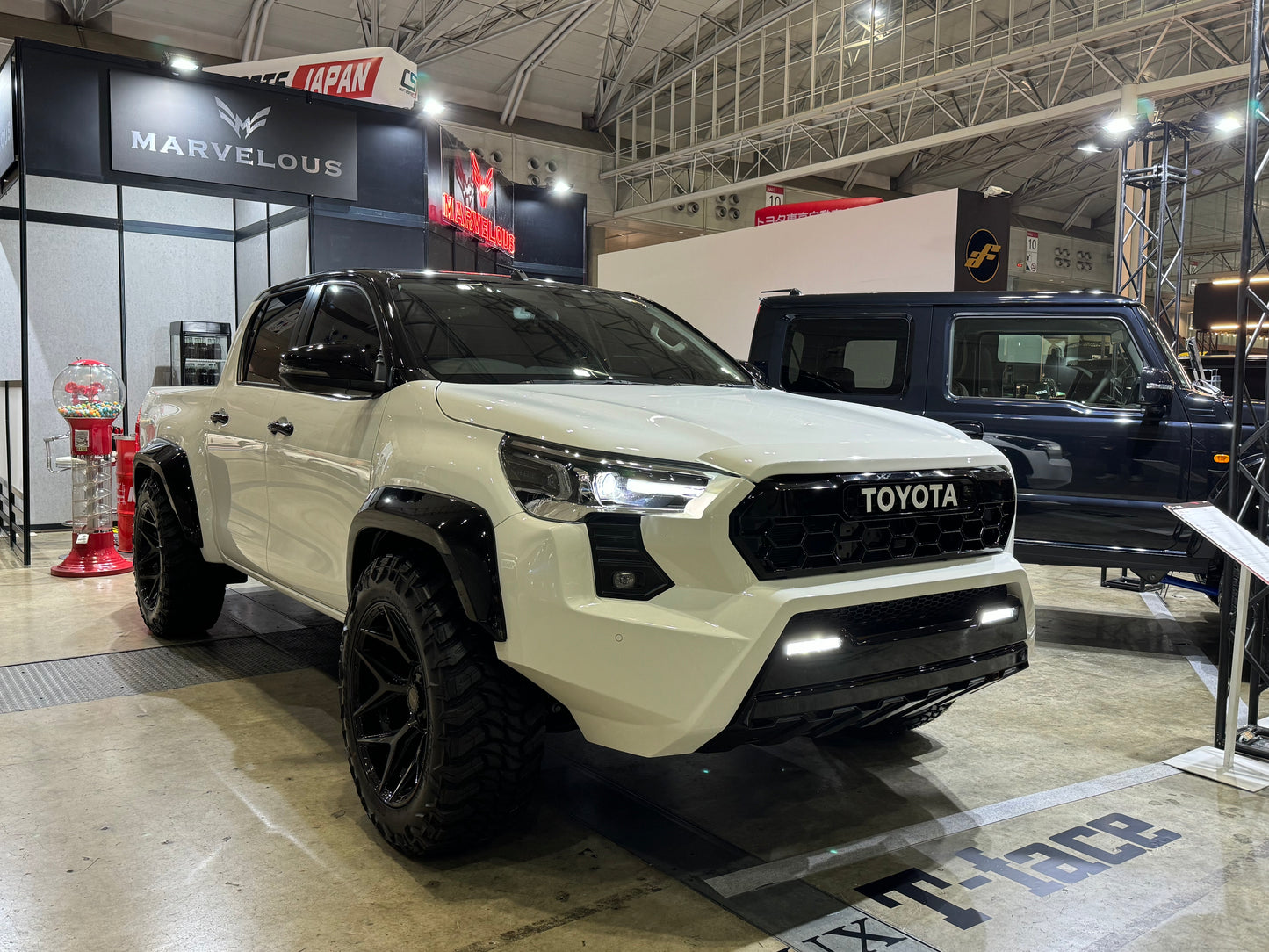 Toyota 125 Hilux late model (2020/08-) MARVELOUS T-FACE Tacoma look face kit TACOMA FACE aero parts