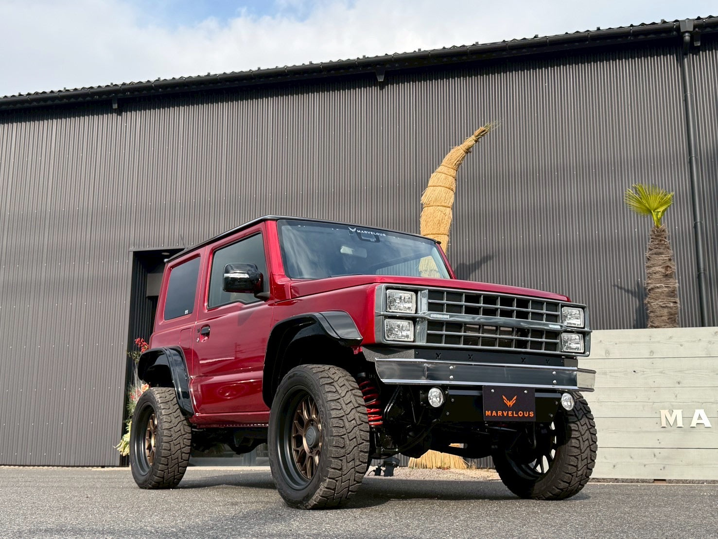 JIMNY/SIERRA /NOMADE】ステンレス&スチール フロントバンパー JB64W