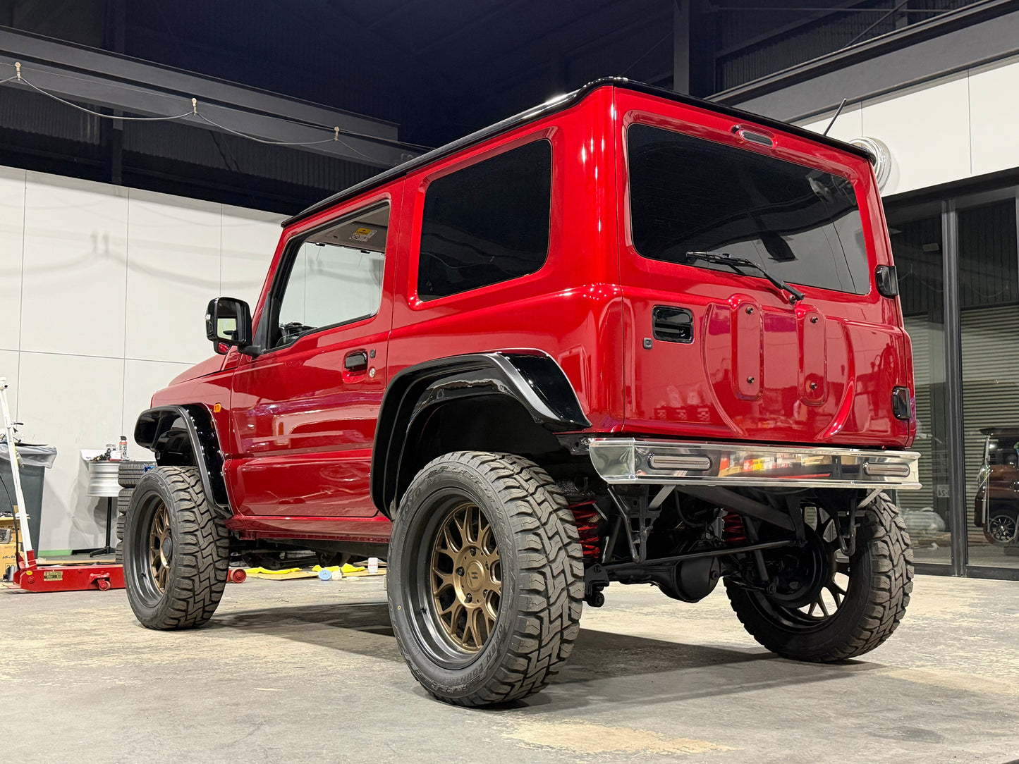 【JIMNY/SIERRA /NOMADE】ステンレス&スチール  リアバンパー　JB64W JB74W JC74W