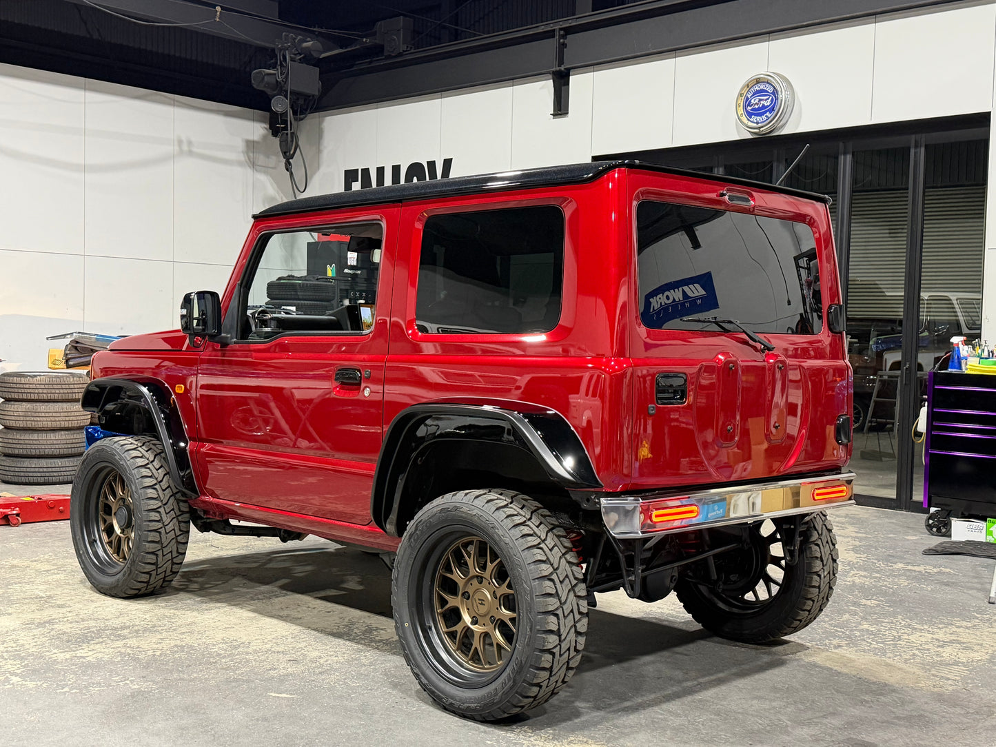 【JIMNY/SIERRA /NOMADE】ステンレス&スチール  リアバンパー　JB64W JB74W JC74W