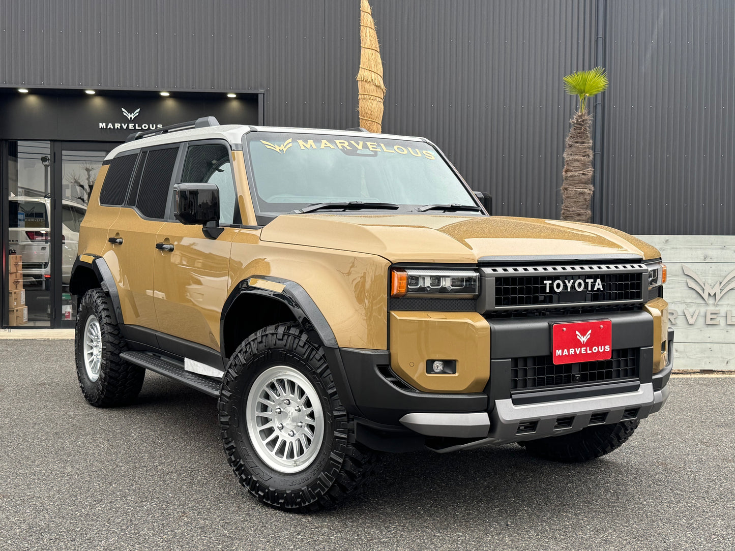 【LAND CRUISER250】35mm　1.4インチ　オーバーフェンダー　ワイドフェンダー　WIDE FENDER　日本製　 MARVELOUS