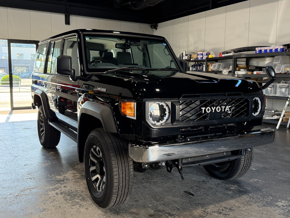【LAND CRUISER70】　フロントメッキバンパー取付キット　GDJ76W　【先行受注 １１月から順次発送】