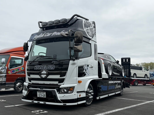 【先行受注７月中旬より順次発送】日野 HINO レンジャー用フロントスポイラー　サイドパネル　標準ボディ